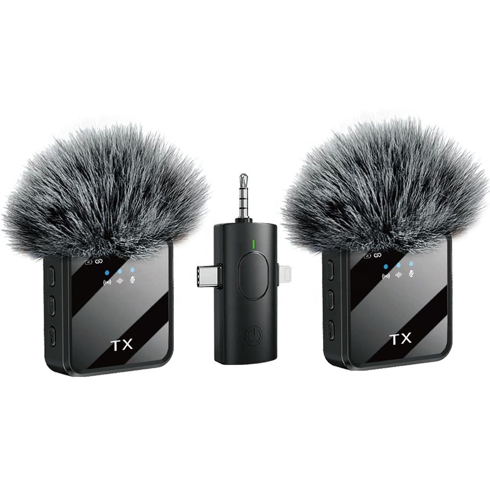 🎤 Micro-cravate Bluetooth Sans Fil – Qualité audio Pro