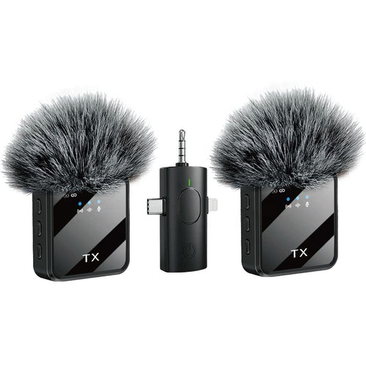 🎤 Micro-cravate Bluetooth Sans Fil – Qualité audio Pro