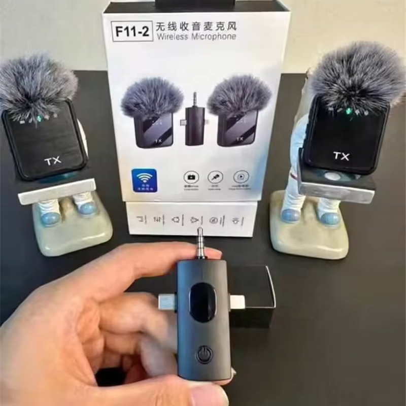 🎤 Micro-cravate Bluetooth Sans Fil – Qualité audio Pro